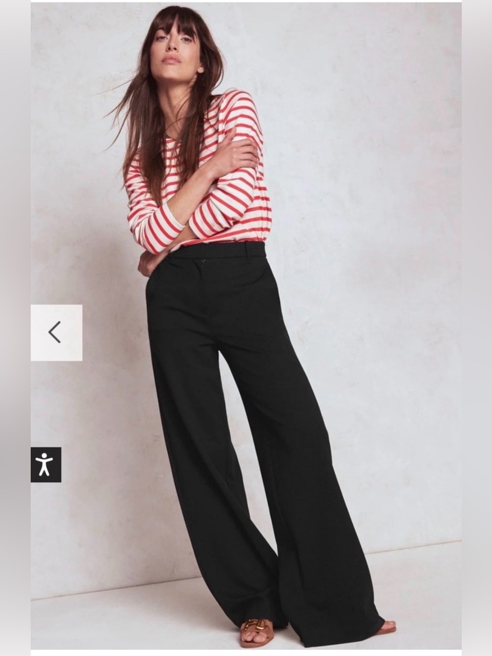 NWT Boden Belgravia Ponte Pants in Black Size 4 Long